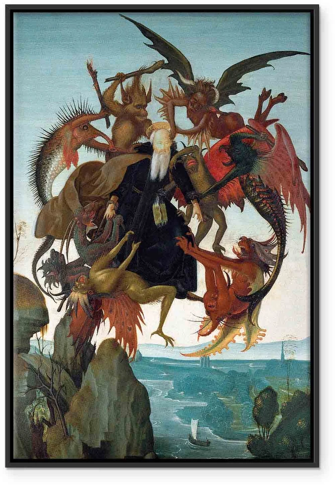 Paveikslas Michelangelo - Šventojo Antano gundymas