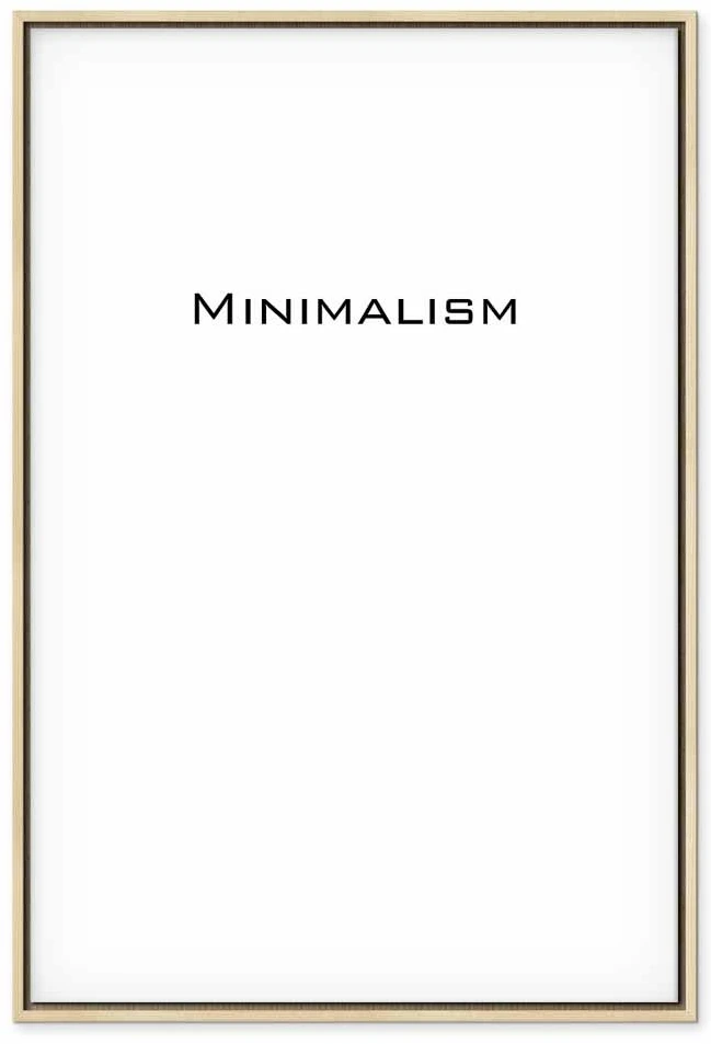 Paveikslas Minimalizmas