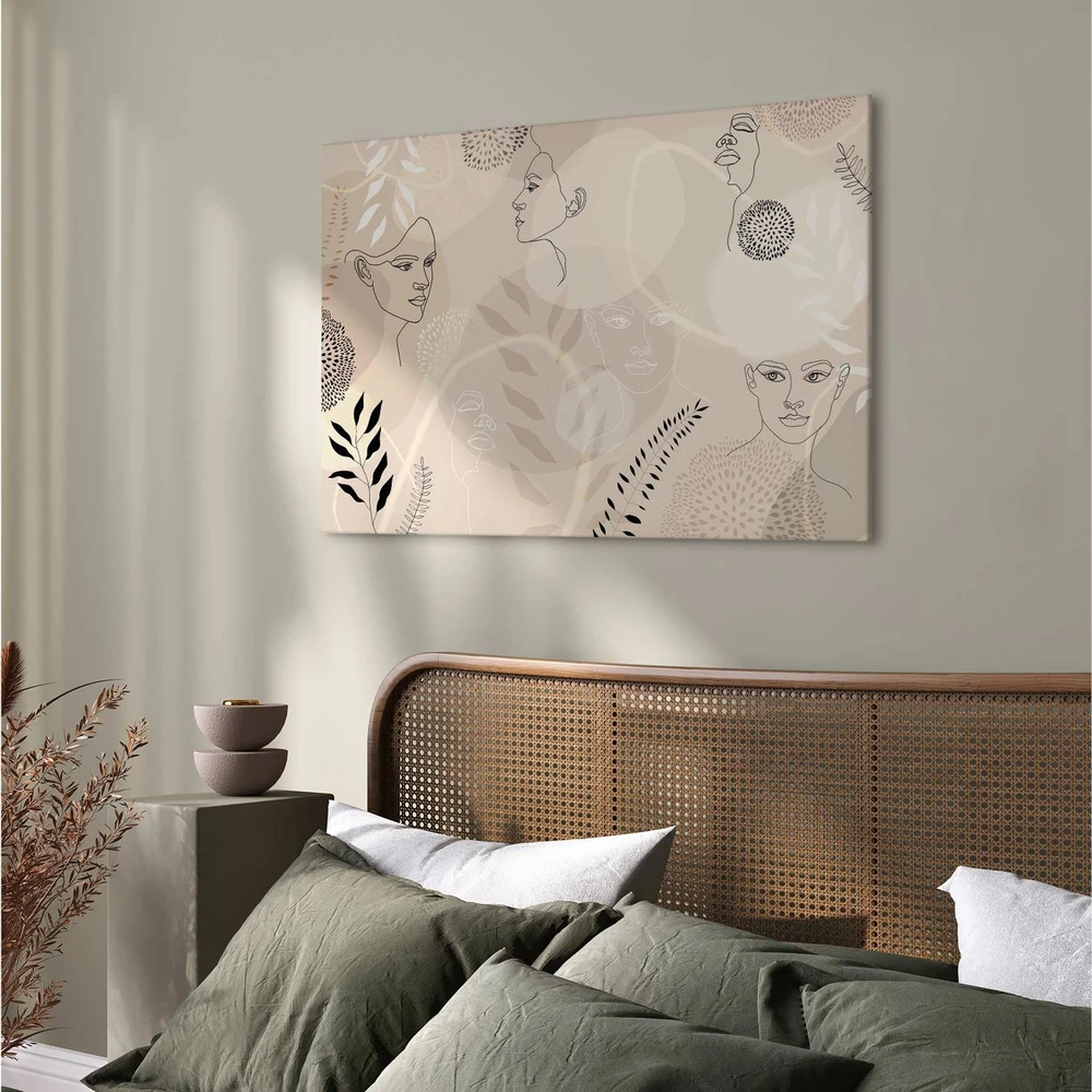 Paveikslas Moteriška linijinė grafika