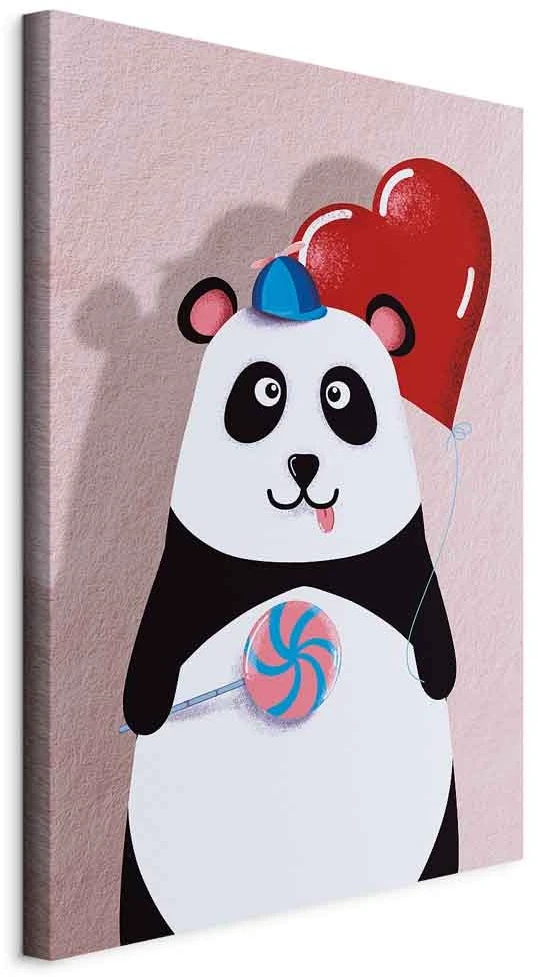 Paveikslas Panda su balionu