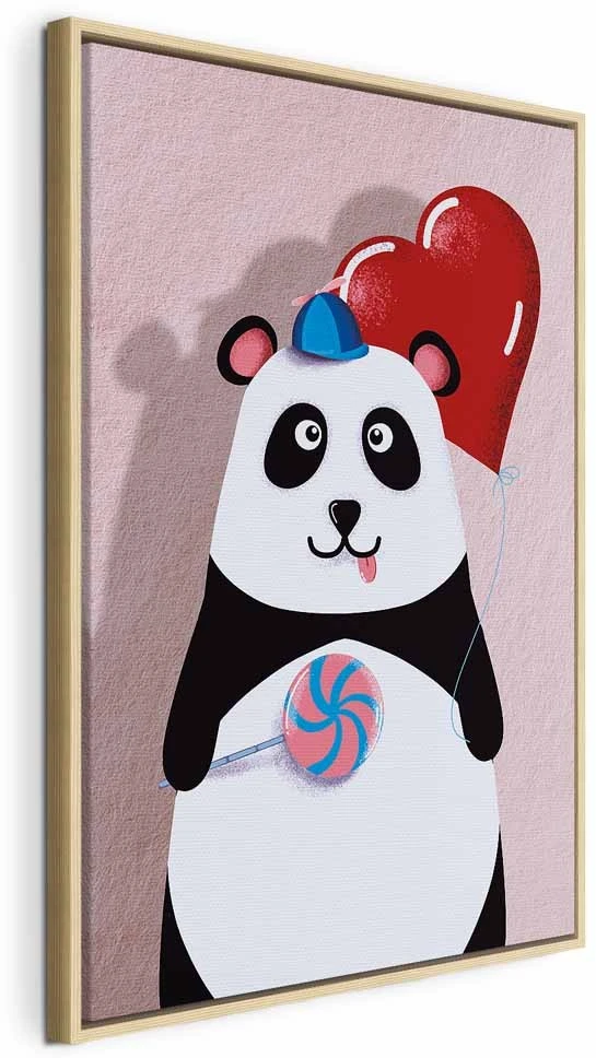 Paveikslas Panda su balionu