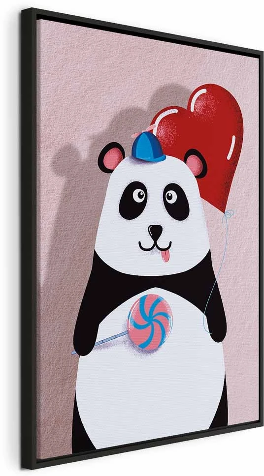Paveikslas Panda su balionu