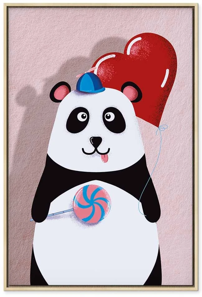 Paveikslas Panda su balionu