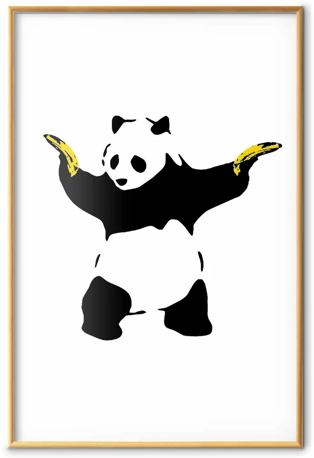 Paveikslas - Panda su ginklais