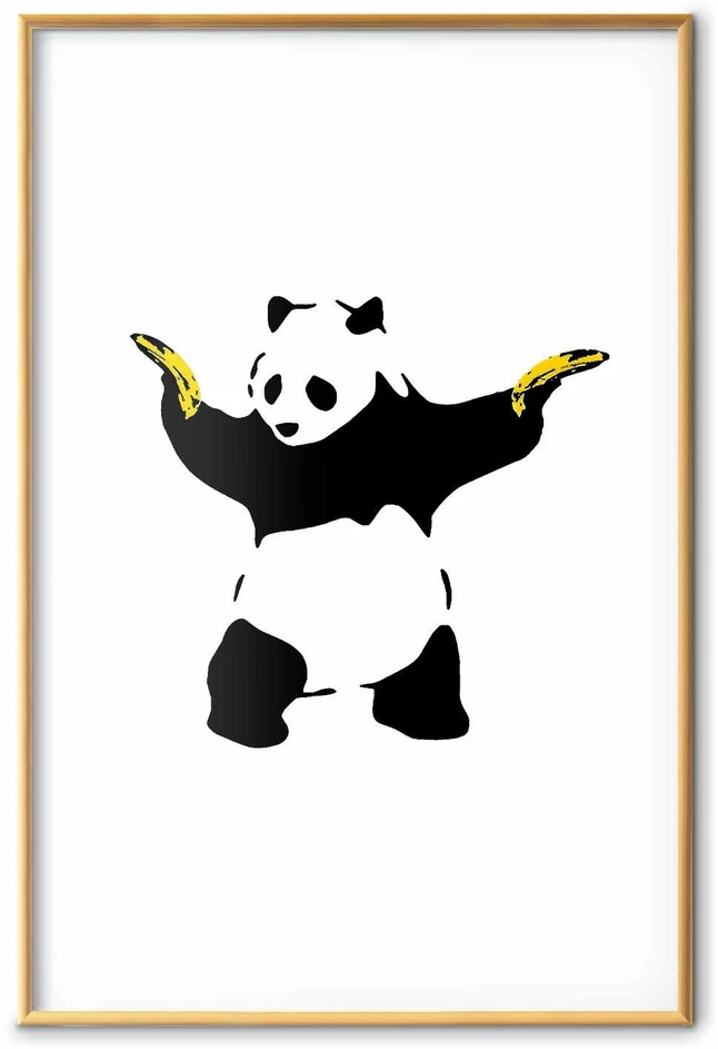 Paveikslas - Panda su ginklais