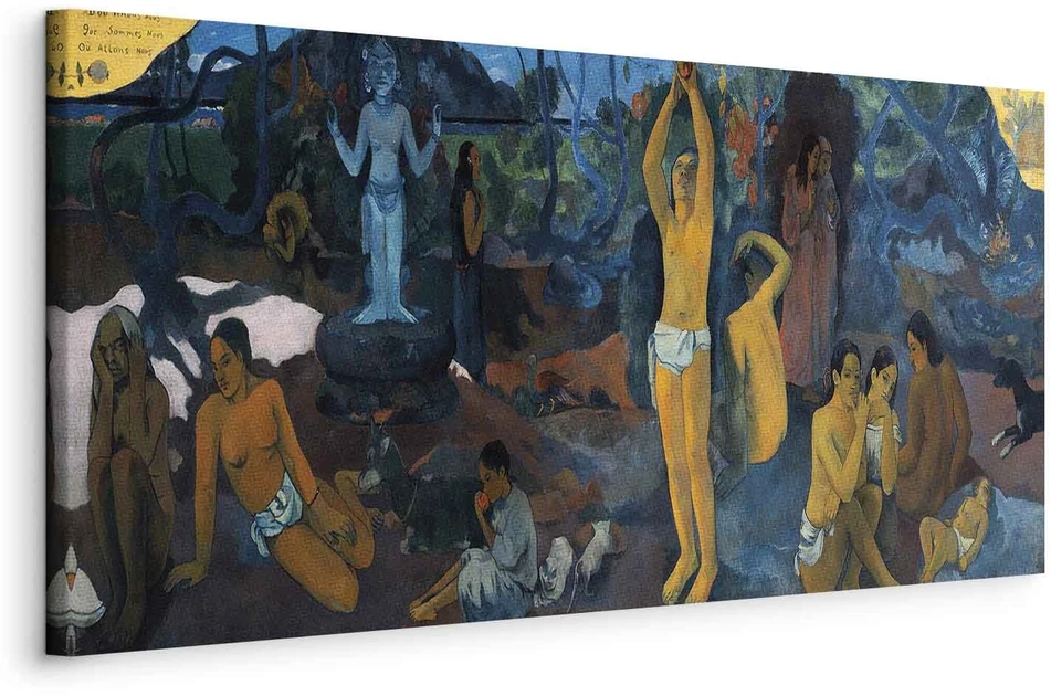 Paveikslas Paul Gauguin - Iš kur mes atėjome, kas mes esame, kur einame