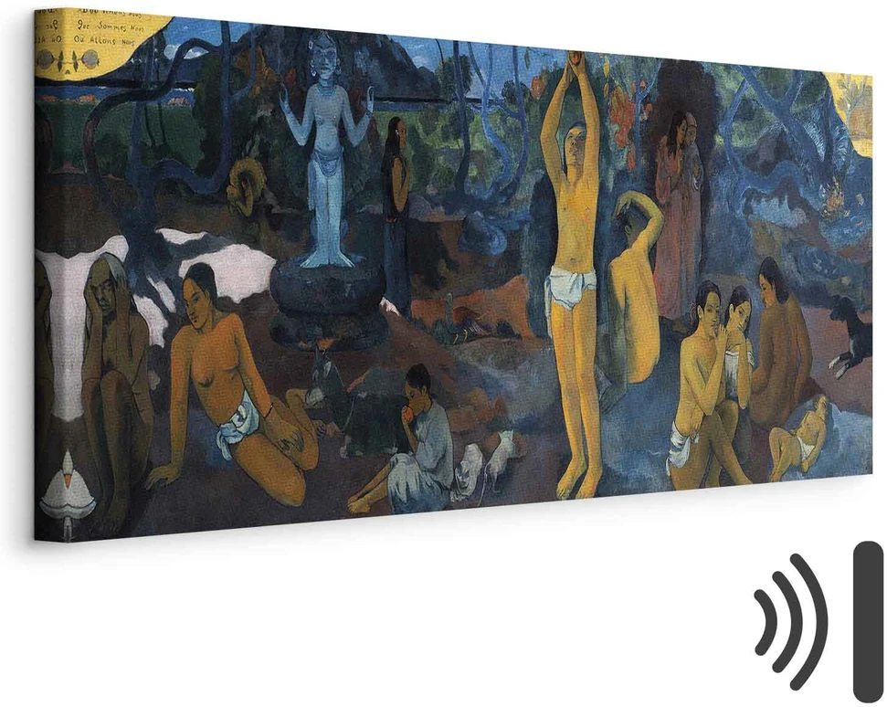 Paveikslas Paul Gauguin - Iš kur mes atėjome, kas mes esame, kur einame