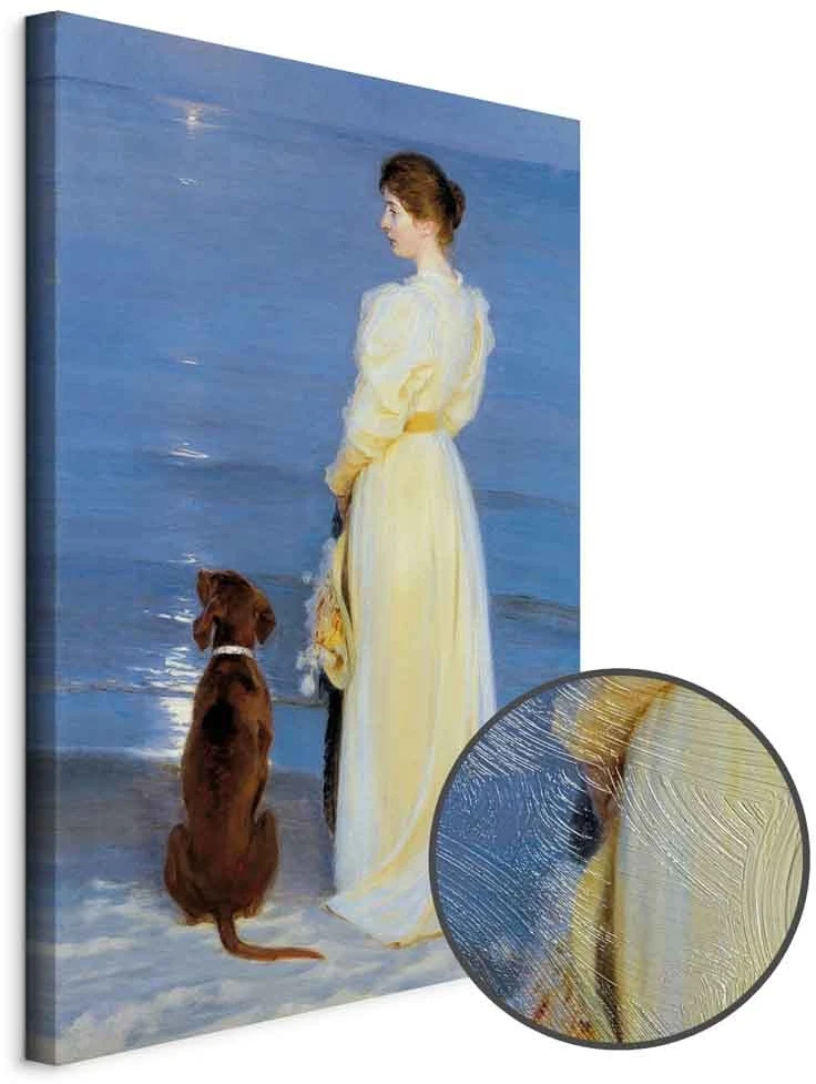 Paveikslas Peder Severin Krøyer - Vasaros vakaras Skagene