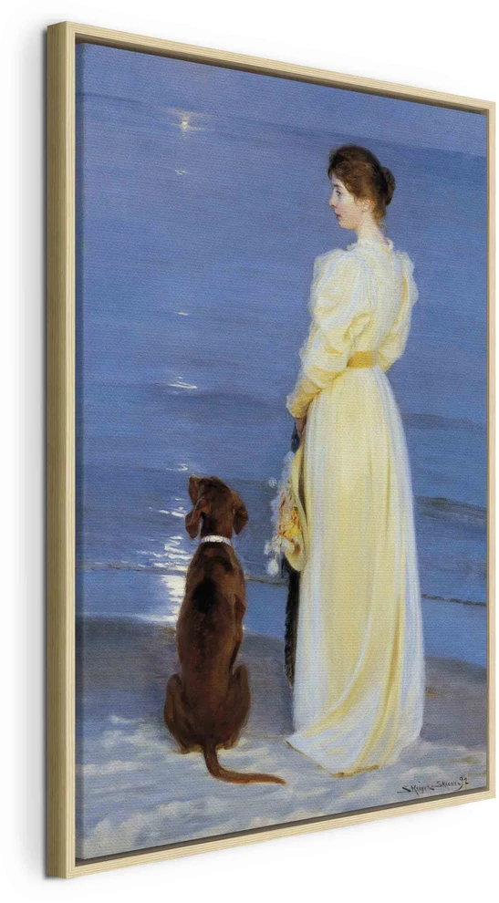 Paveikslas Peder Severin Krøyer - Vasaros vakaras Skagene