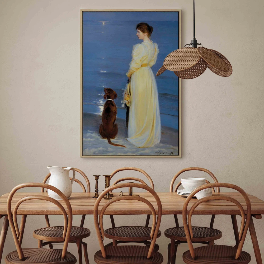 Paveikslas Peder Severin Krøyer - Vasaros vakaras Skagene