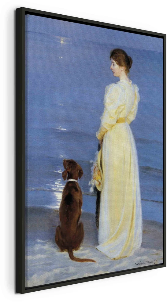 Paveikslas Peder Severin Krøyer - Vasaros vakaras Skagene
