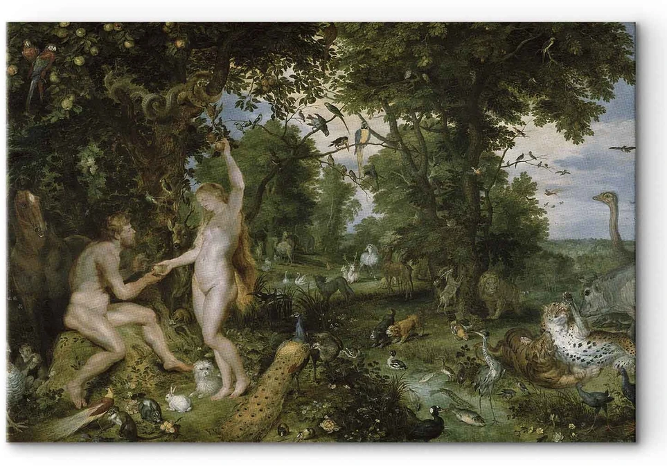 Paveikslas Peter Paul Rubens - Edeno sodas su žmogaus nuopuoliu