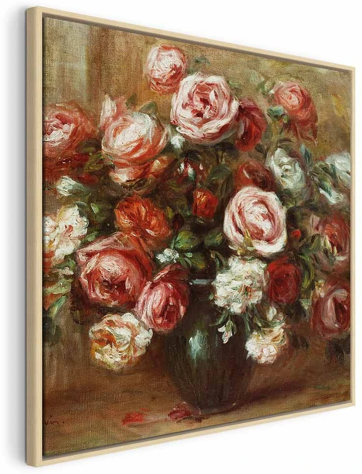 Paveikslas Pierre Auguste Renoir - Natiurmortas su rožėmis