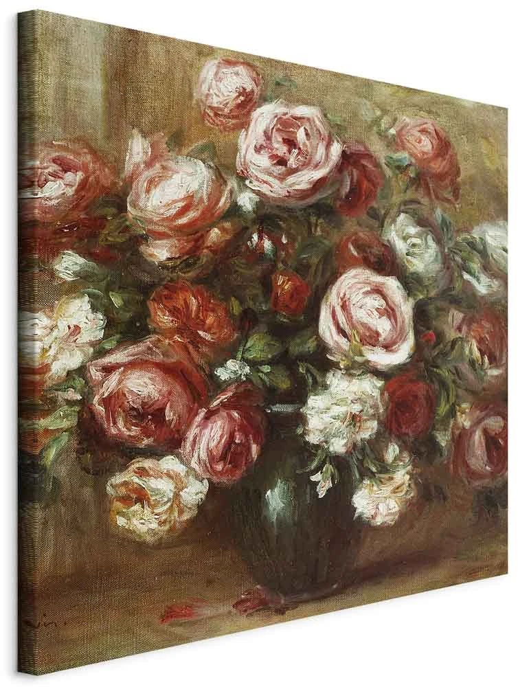 Paveikslas Pierre Auguste Renoir - Natiurmortas su rožėmis
