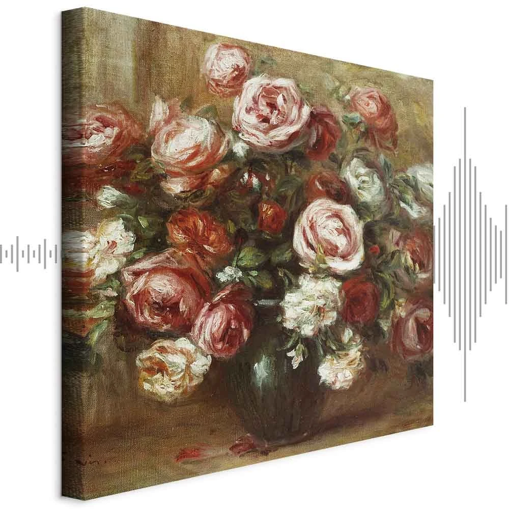 Paveikslas Pierre Auguste Renoir - Natiurmortas su rožėmis