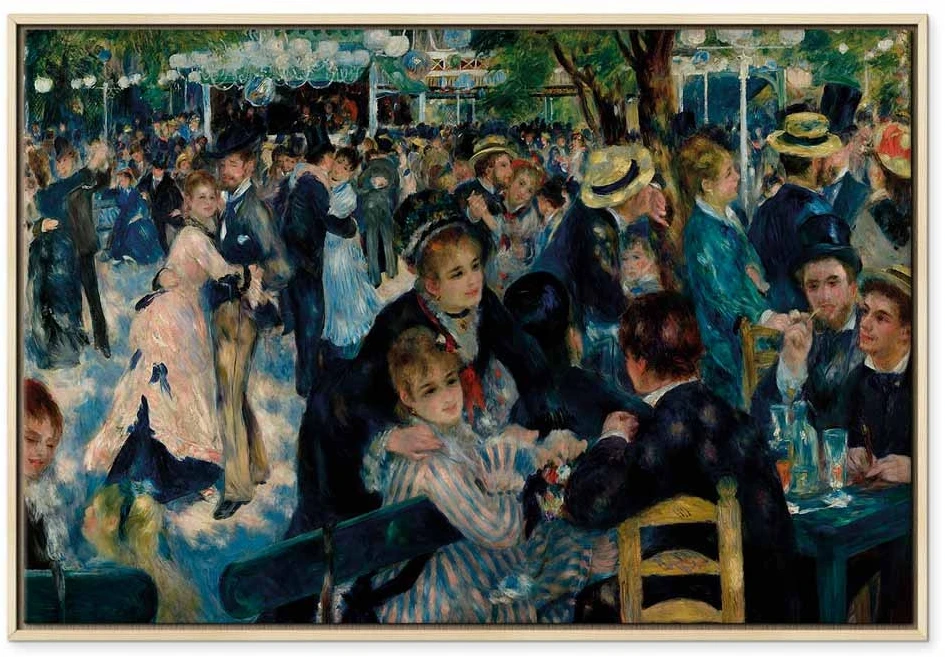 Paveikslas Pierre Auguste Renoir - Šokis Moulin de la Galette