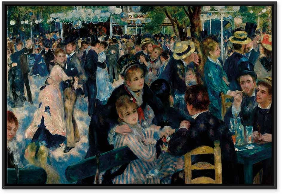 Paveikslas Pierre Auguste Renoir - Šokis Moulin de la Galette