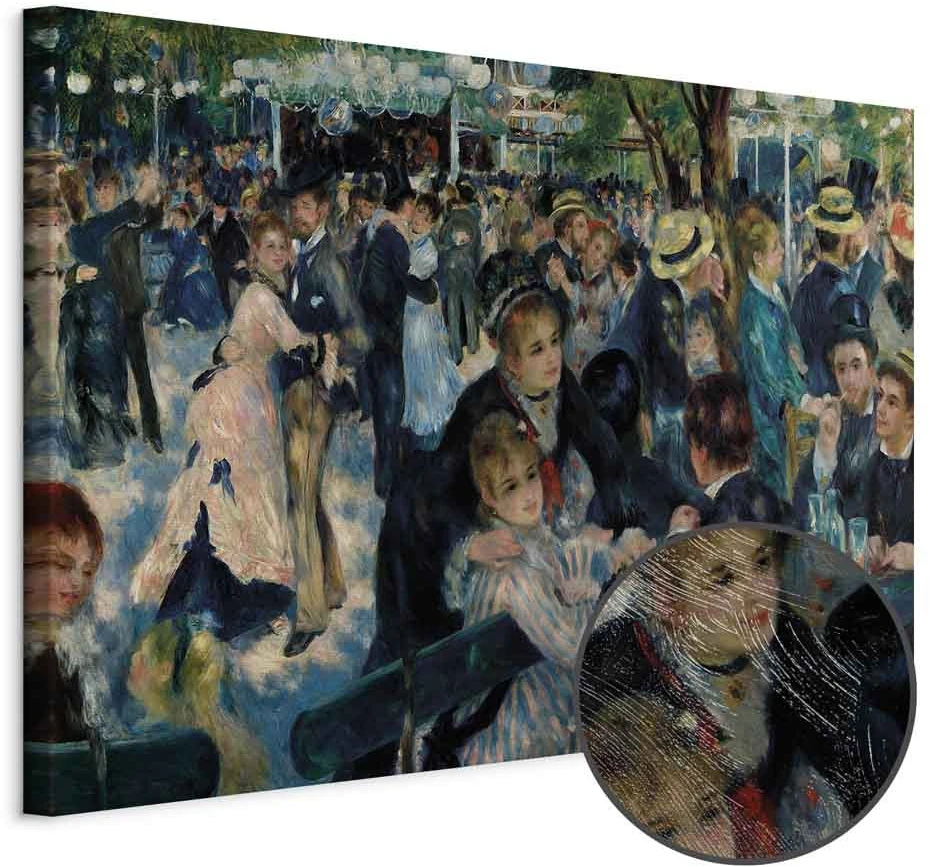 Paveikslas Pierre Auguste Renoir - Šokis Moulin de la Galette