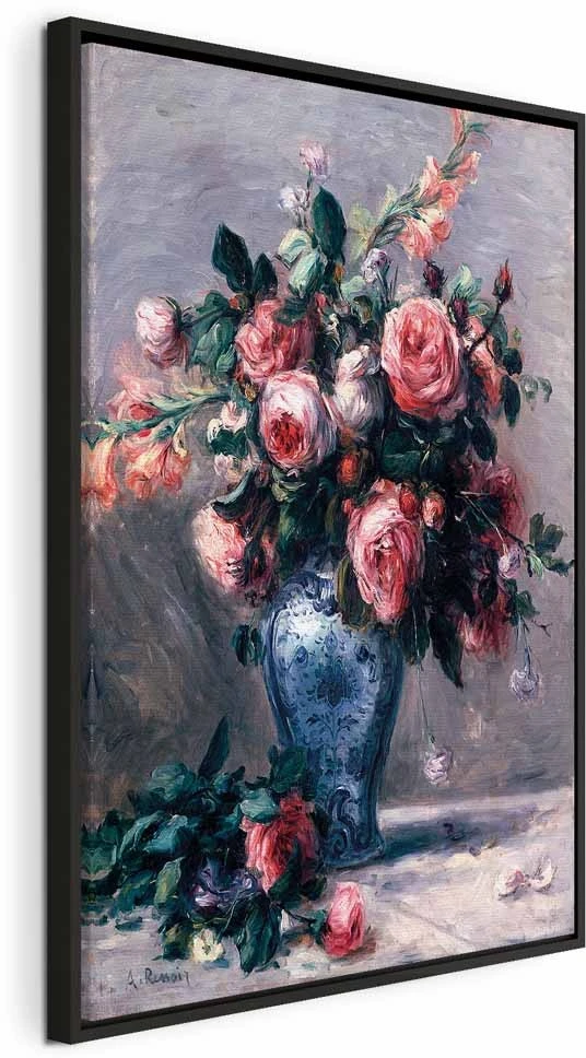 Paveikslas Pierre Auguste Renoir - Vaza su rožėmis