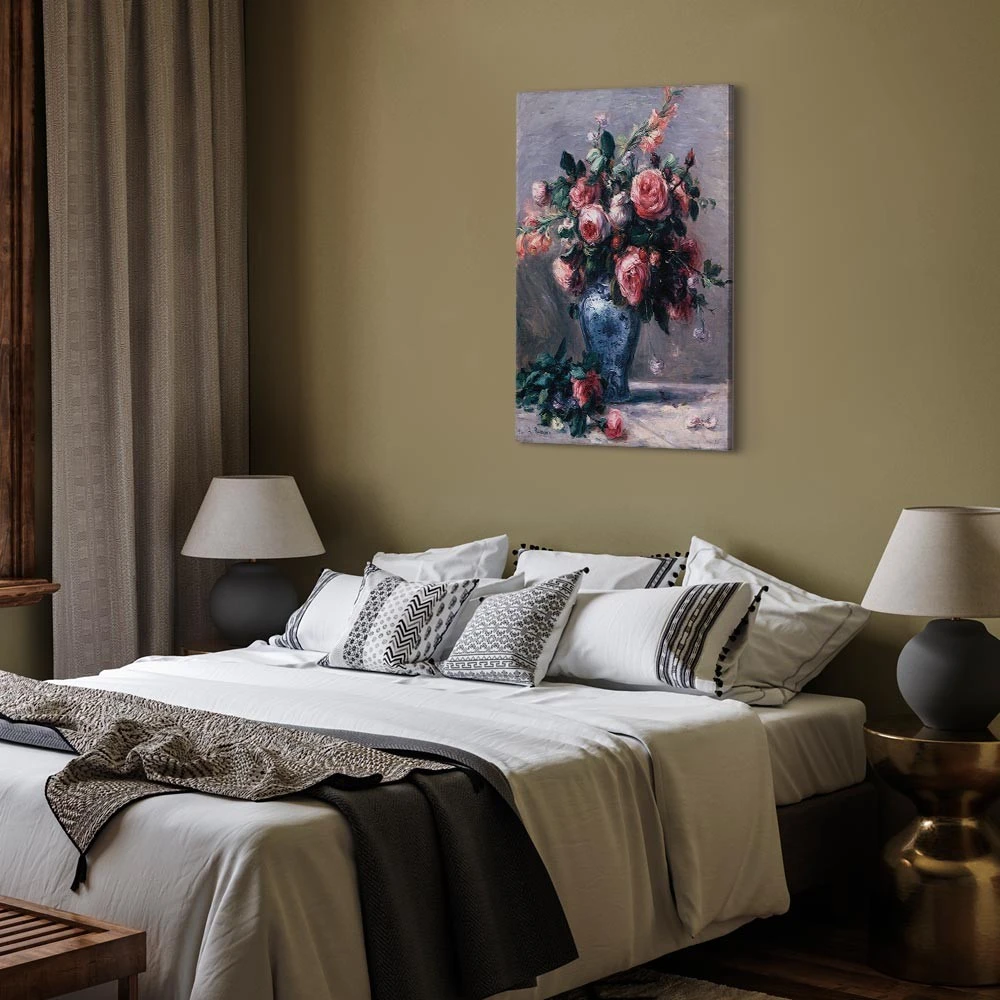 Paveikslas Pierre Auguste Renoir - Vaza su rožėmis