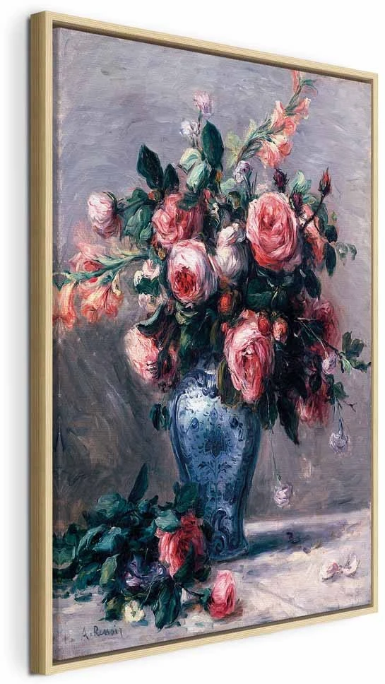 Paveikslas Pierre Auguste Renoir - Vaza su rožėmis