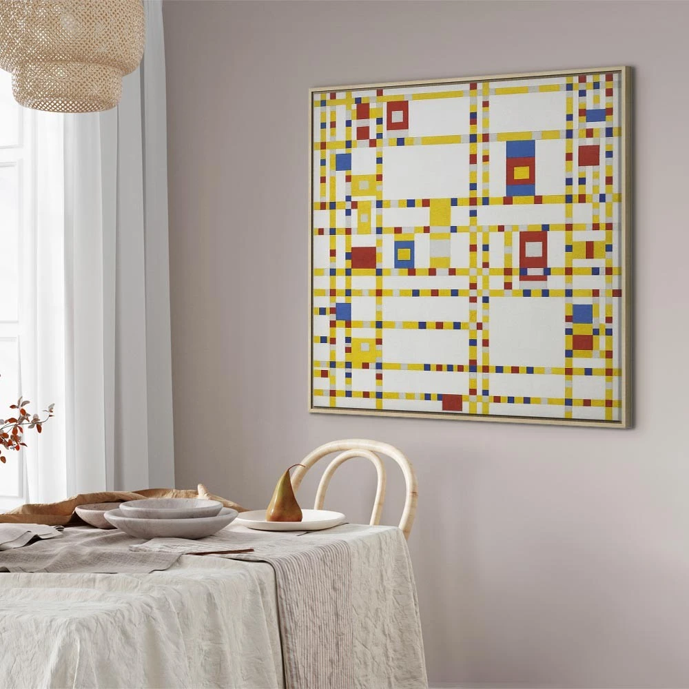 Paveikslas Piet Mondrian - Broadway Boogie Woogie