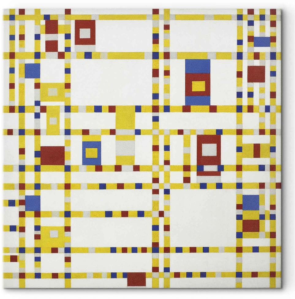 Paveikslas Piet Mondrian - Broadway Boogie Woogie