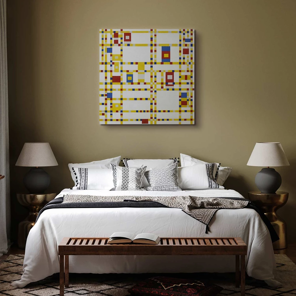 Paveikslas Piet Mondrian - Broadway Boogie Woogie
