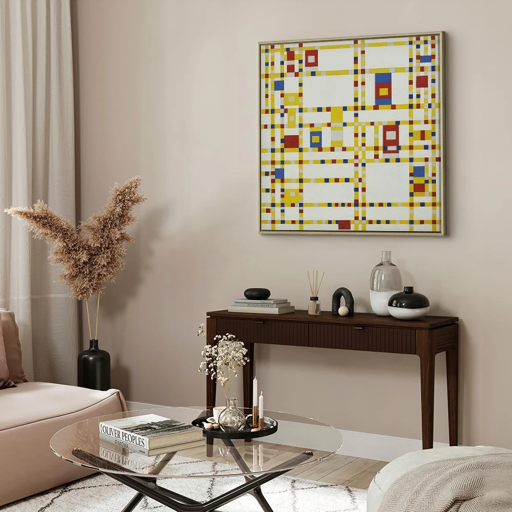 Paveikslas Piet Mondrian - Broadway Boogie Woogie