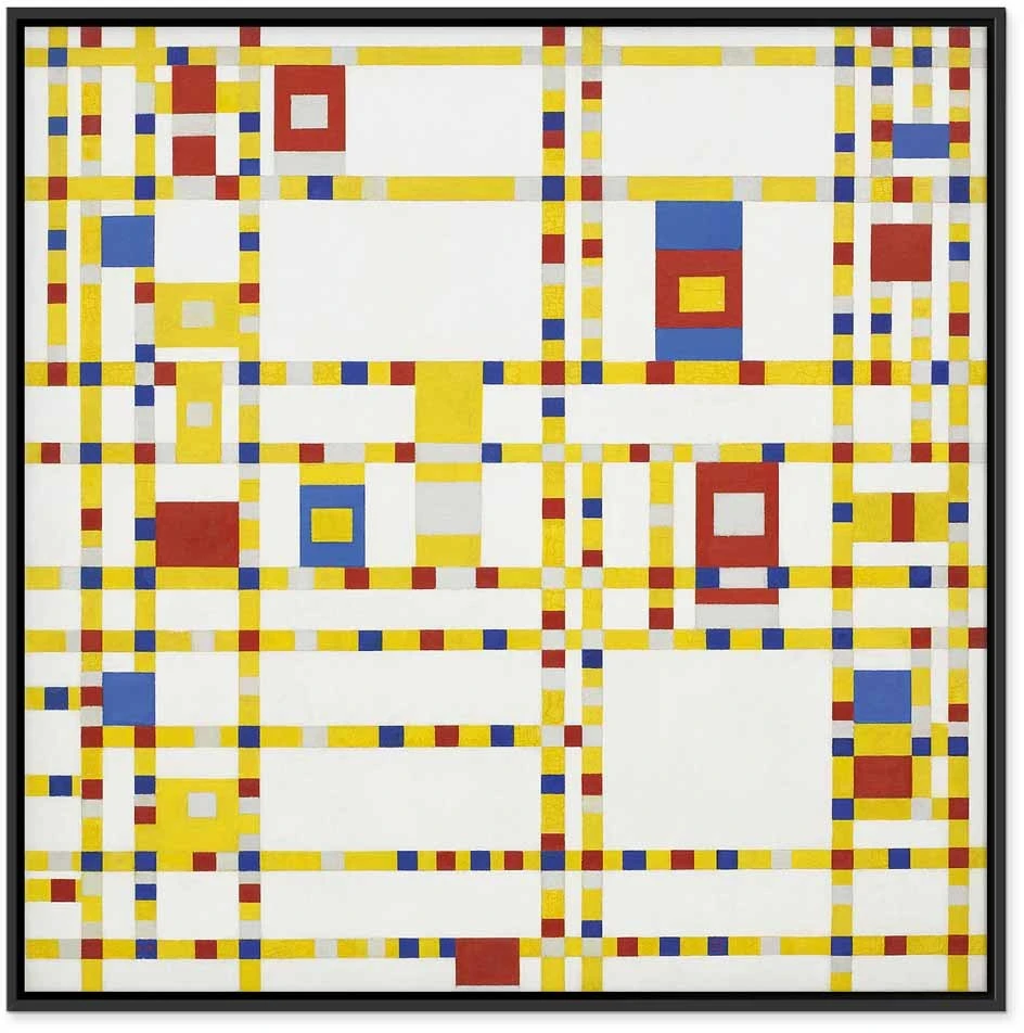 Paveikslas Piet Mondrian - Broadway Boogie Woogie