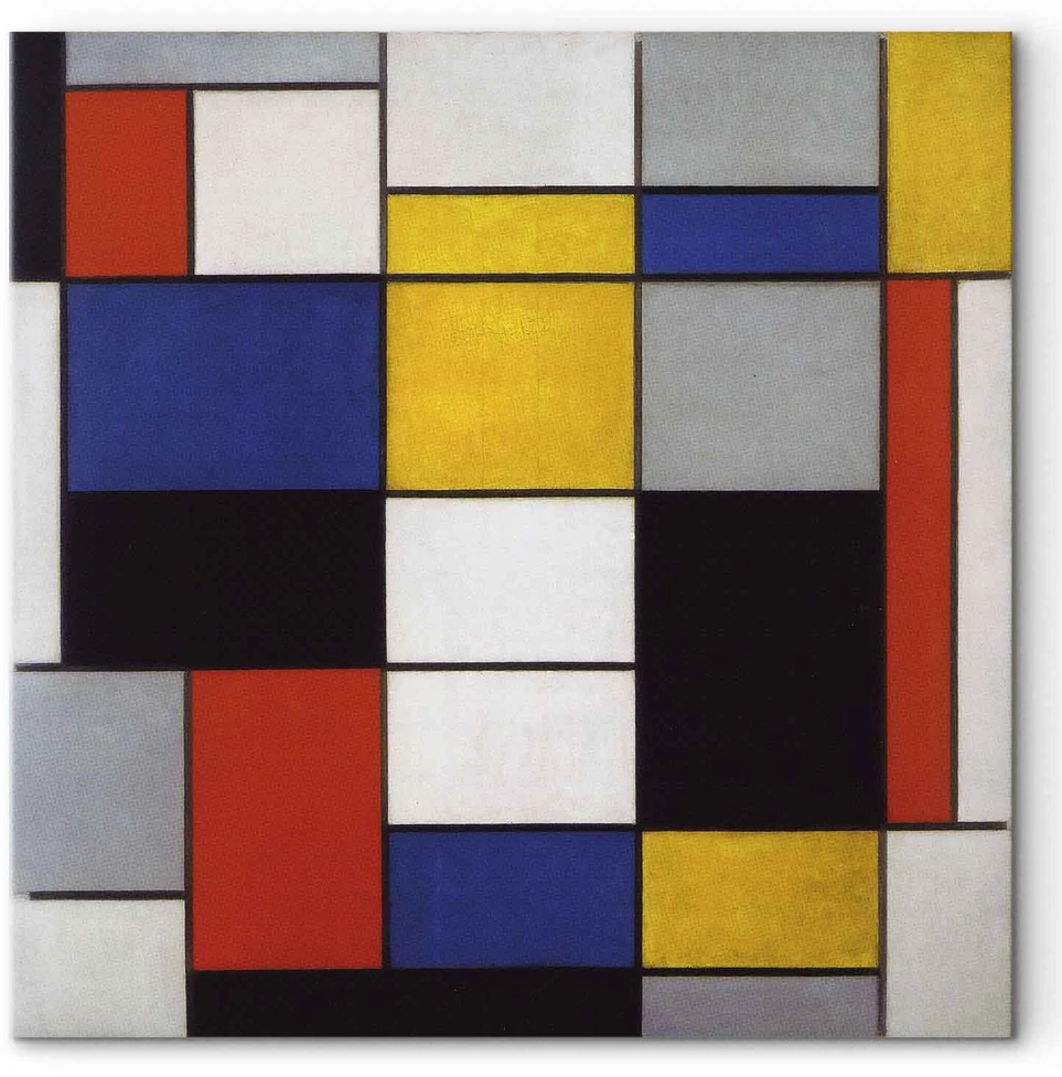 Paveikslas Piet Mondrian - Kompozicija A