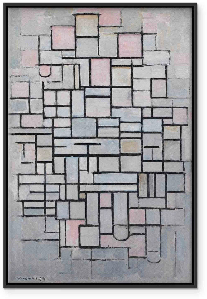 Paveikslas Piet Mondrian - Kompozicija Nr. IV