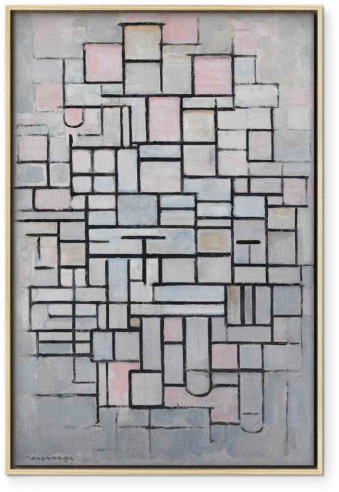 Paveikslas Piet Mondrian - Kompozicija Nr. IV