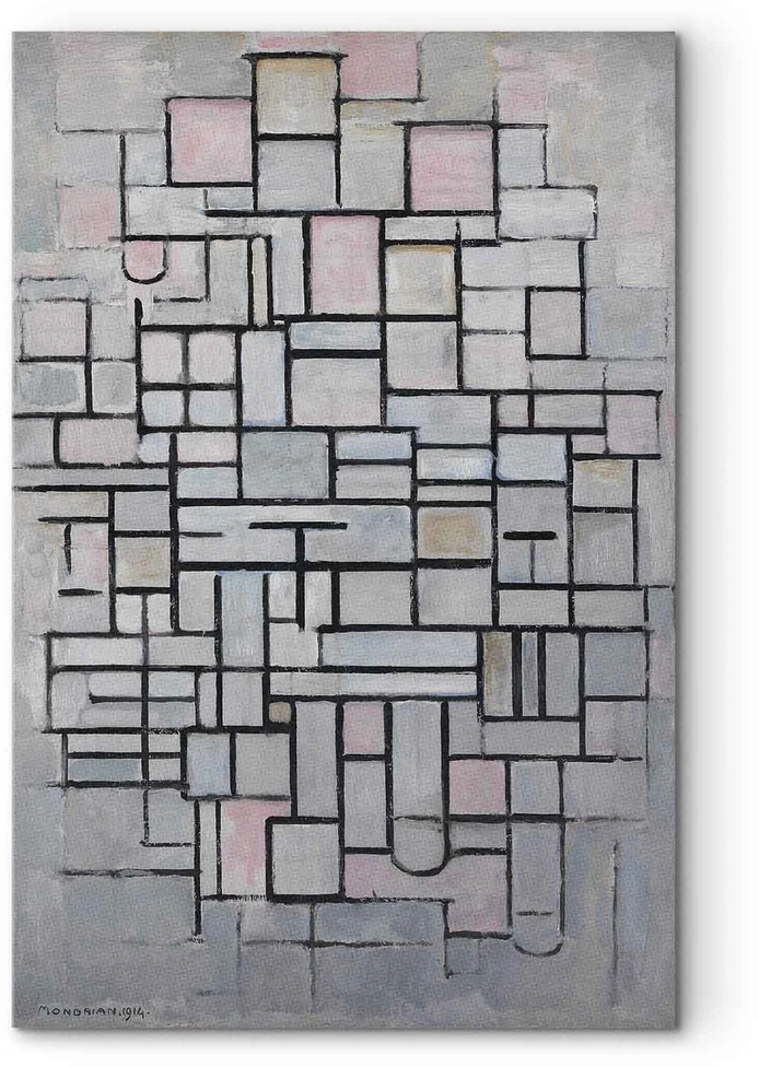 Paveikslas Piet Mondrian - Kompozicija Nr. IV