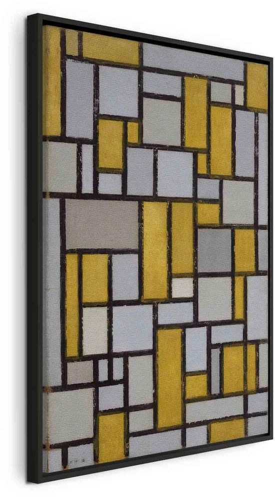 Paveikslas Piet Mondrian - Kompozicija su tinkleliu 19