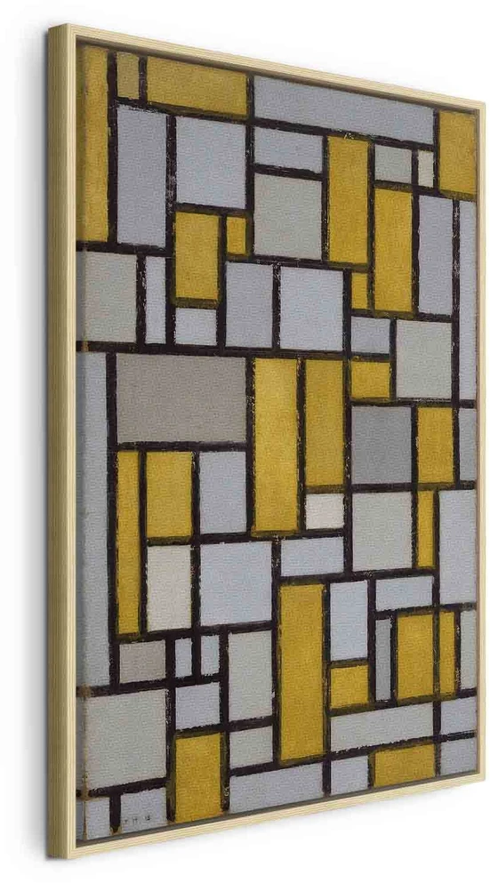 Paveikslas Piet Mondrian - Kompozicija su tinkleliu 19