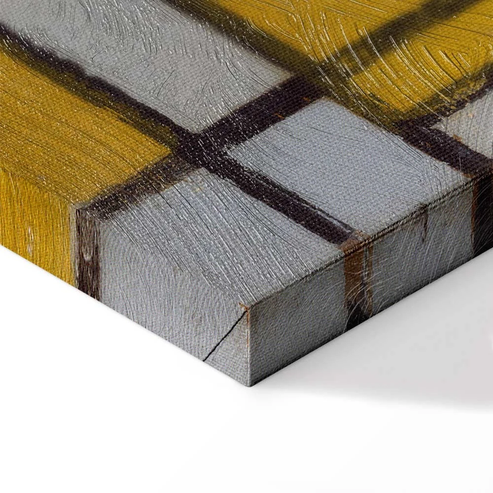 Paveikslas Piet Mondrian - Kompozicija su tinkleliu 19