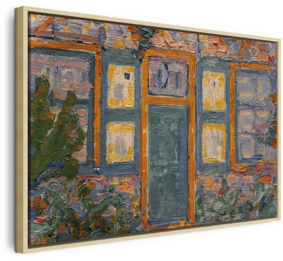 Paveikslas Piet Mondrian - Namas saulės šviesoje