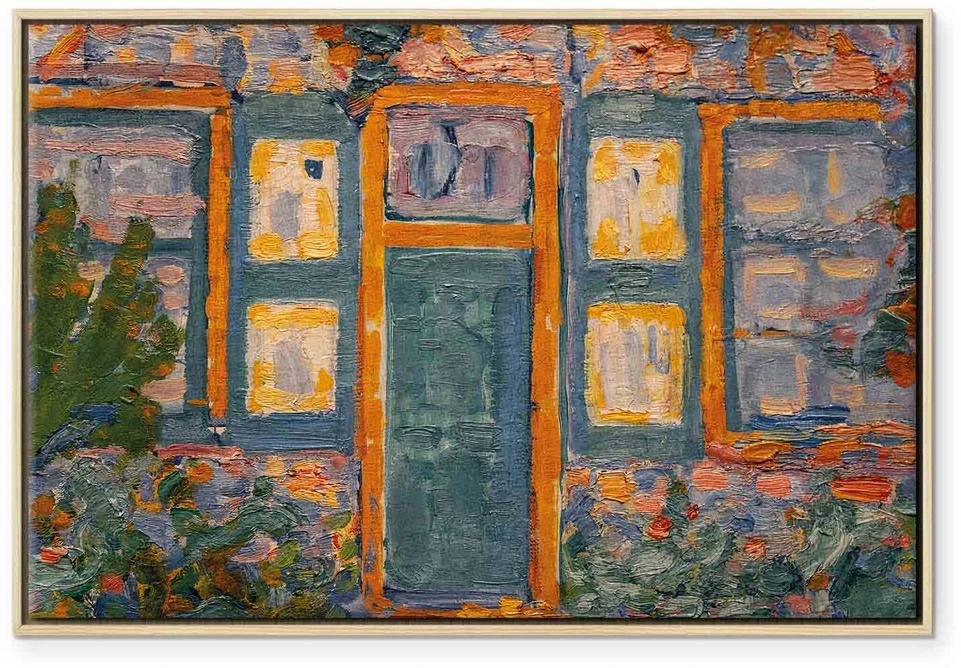 Paveikslas Piet Mondrian - Namas saulės šviesoje