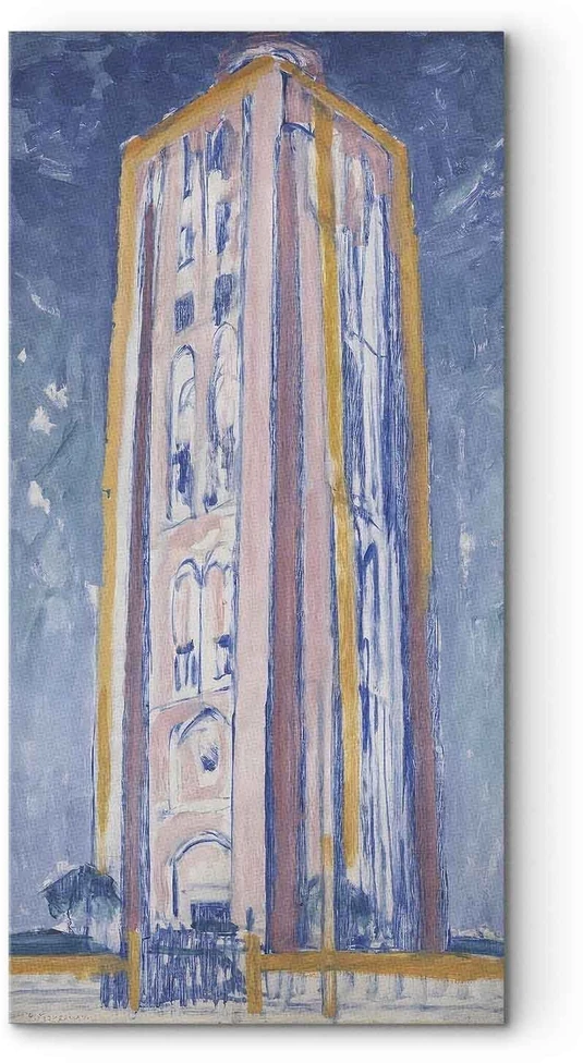 Paveikslas Piet Mondrian - Švyturys prie Westkapelle