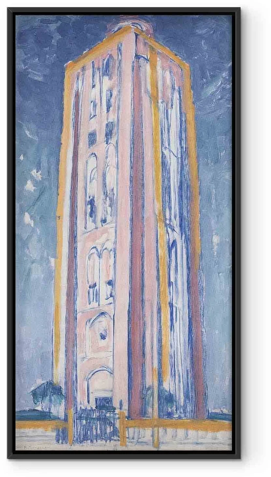 Paveikslas Piet Mondrian - Švyturys prie Westkapelle