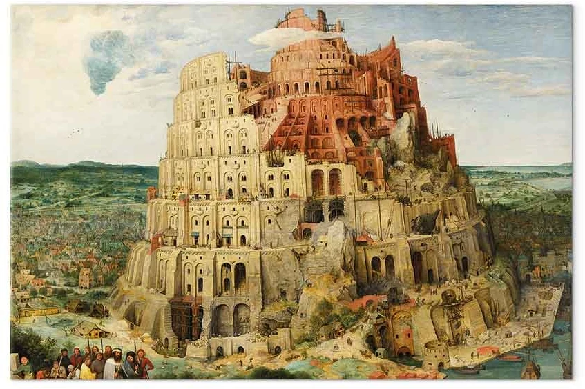 Paveikslas Pieter Bruegel Vyresnysis - Babelio bokštas