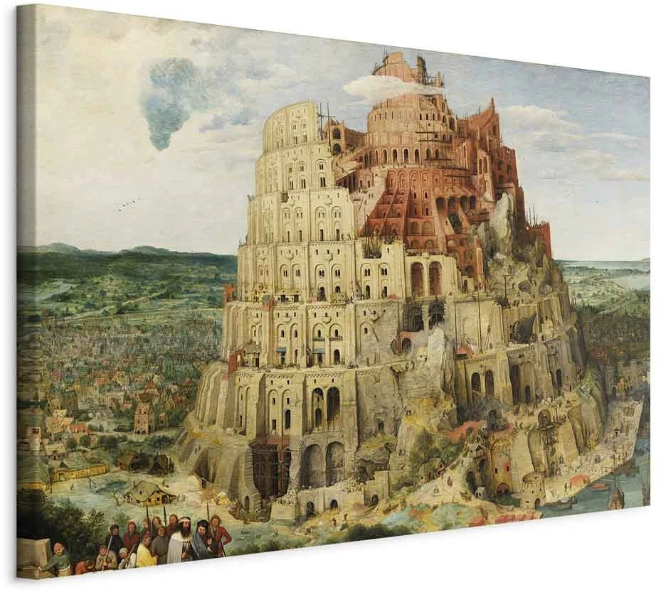 Paveikslas Pieter Bruegel Vyresnysis - Babelio bokštas