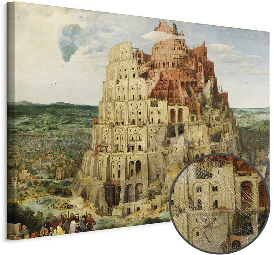 Paveikslas Pieter Bruegel Vyresnysis - Babelio bokštas