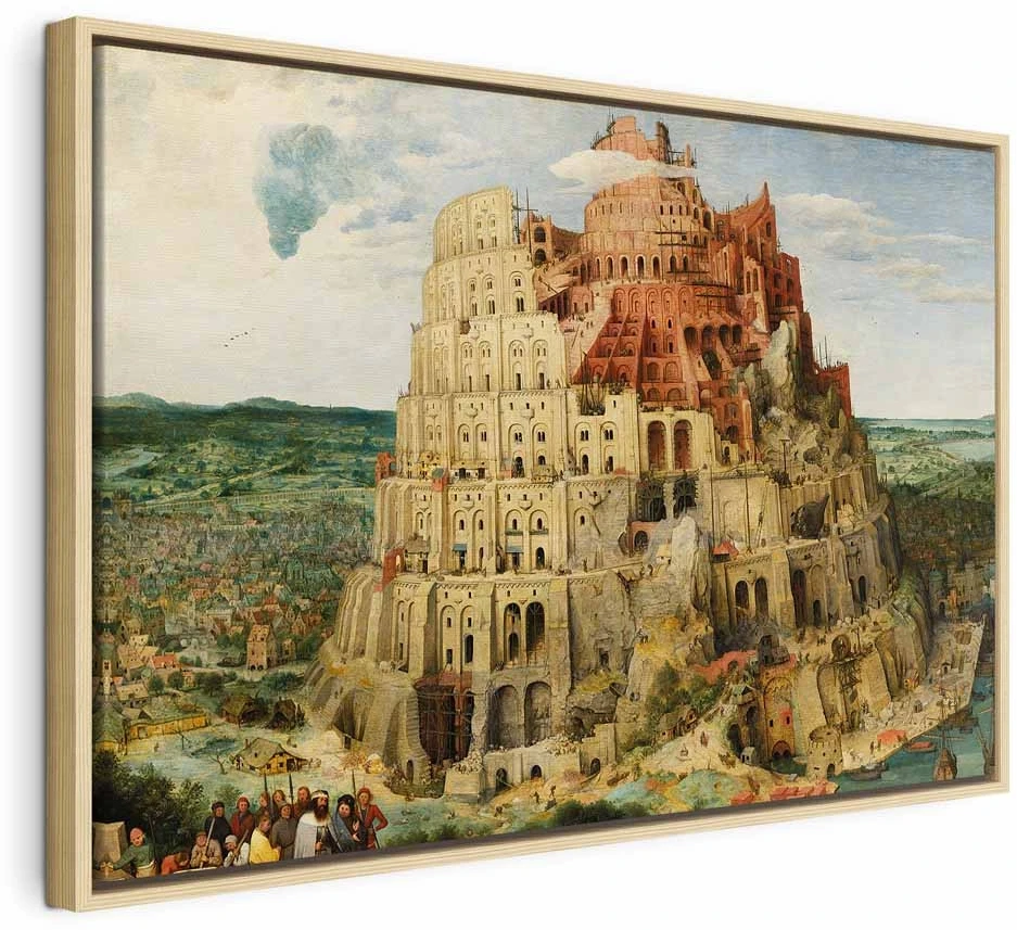 Paveikslas Pieter Bruegel Vyresnysis - Babelio bokštas