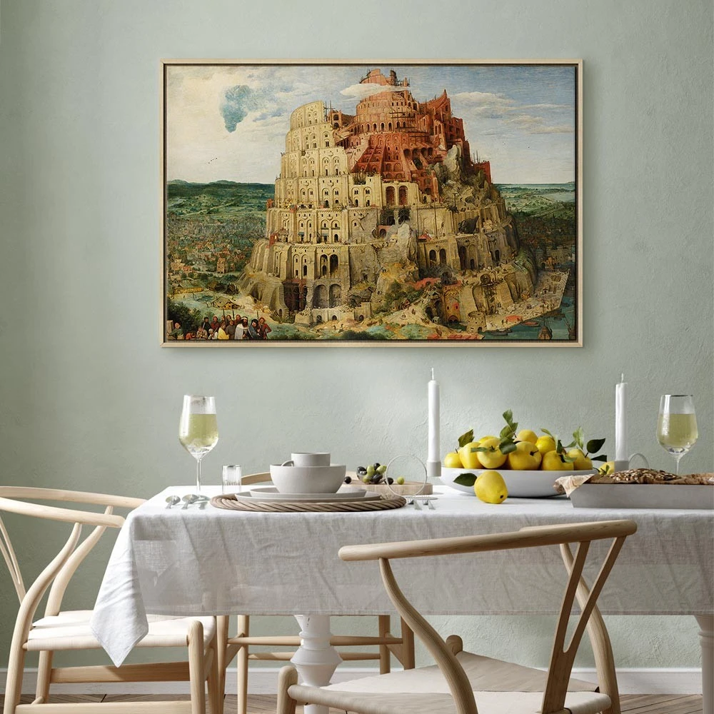 Paveikslas Pieter Bruegel Vyresnysis - Babelio bokštas