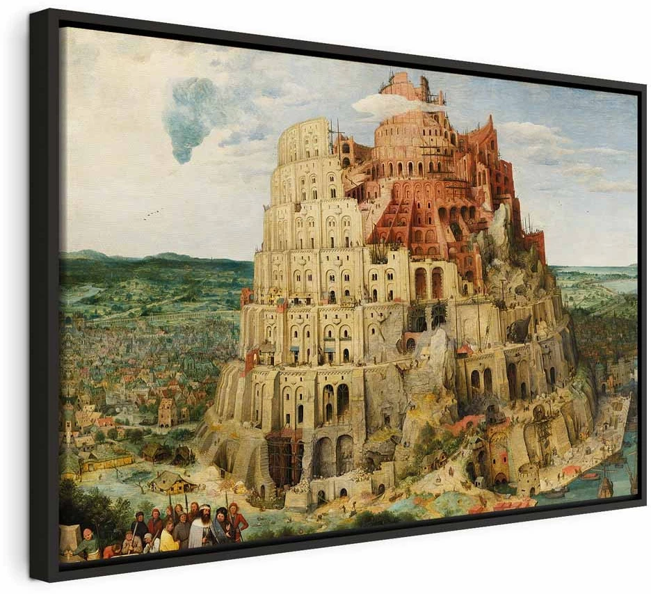 Paveikslas Pieter Bruegel Vyresnysis - Babelio bokštas