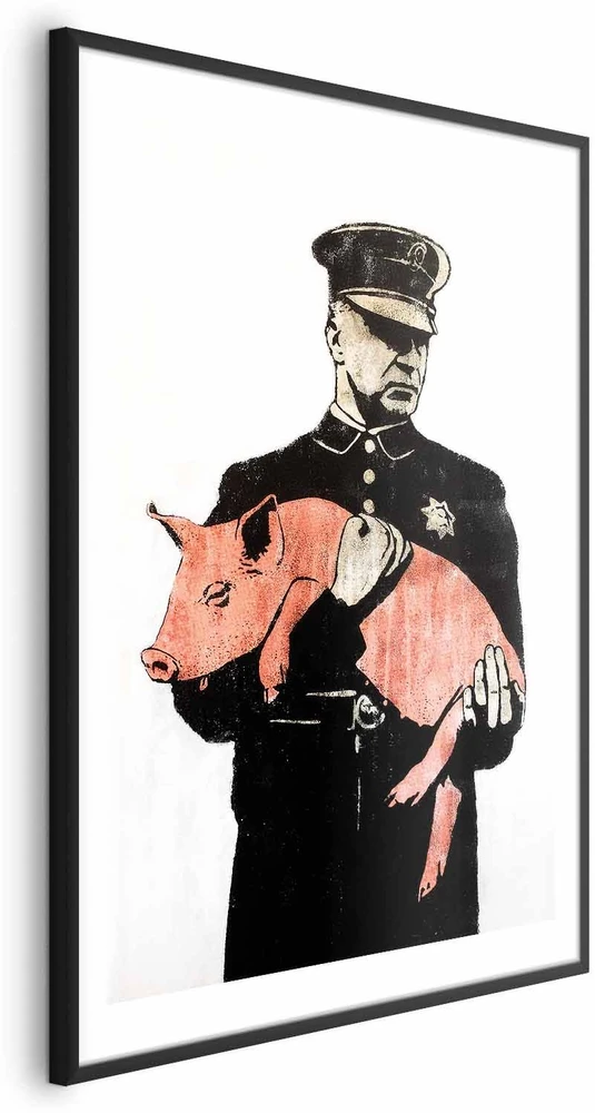 Paveikslas - Policininkas kiaulė