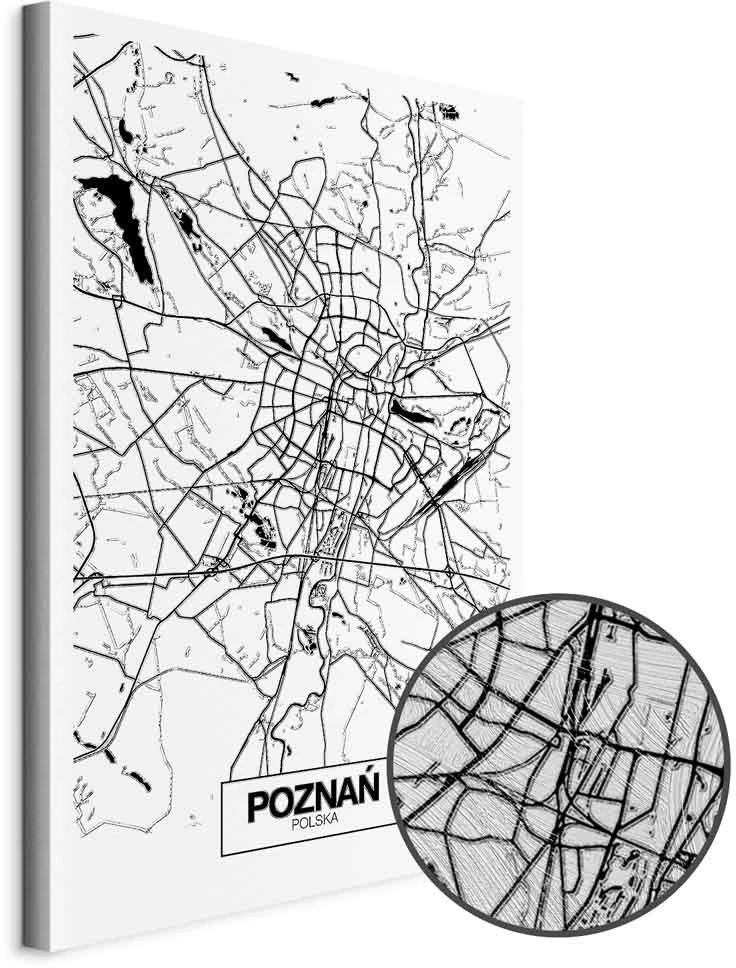 Paveikslas Poznanės miesto planas