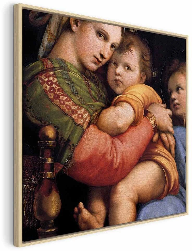 Paveikslas Rafael Santi - Madona kėdėje